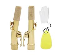 Sax Bent Neck Brass Silver Plated Extended Sax Curved Neck For Tenor/Alto/Soprano Sax Woodwind Replacement Accessories (Color : 01)