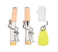 Sax Bent Neck Brass Silver Plated Extended Sax Curved Neck For Tenor/Alto/Soprano Sax Woodwind Replacement Accessories (Color : 02)