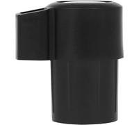 Sax End Plug Alto Saxophone Abs Black Plug Anti-key Bump Cap Replacement for Saxophone End Cap for Saxophone Sax End Cover Bent Neck Black Protector Saxophone End Plug