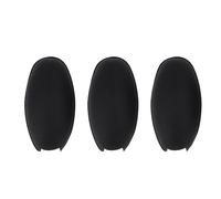 Sax Key Pads Cushions Rubber Comfortable Wind Instruments 3Pcs Black Set Soprano Alto Tenor Saxophone Palm Key Rest