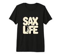 Sax Life Cool Saxophone Jazz Musician Vibes Premium T-Shirt