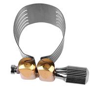 Sax Ligature Mouthpiece, Heavy Duty Saxophone Ligature Metal Binding Stainless Steel for DIY (Tenor)