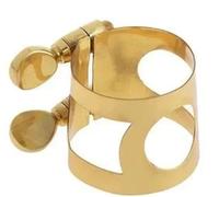 Sax Mouthpiece Snap Ring Adjustable Sax Clip Ligature Clips Alto Saxophone Fastener Metal Clamp 1PC Saxophone Parts(Gold)