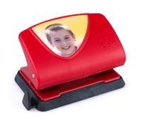 SAX "PhotoPunch", red, for 15 sheets