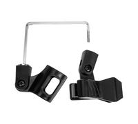 Sax Plastic Mic Clip Portable Microphone Holder Black