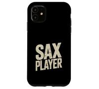 Sax Player Jazz Saxophone Music Lover Band Case for iPhone 11