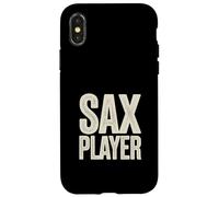 Sax Player Jazz Saxophone Music Lover Band Case for iPhone X/XS