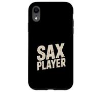 Sax Player Jazz Saxophone Music Lover Band Case for iPhone XR