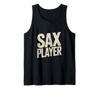 Sax Player Jazz Saxophone Music Lover Band Tank Top