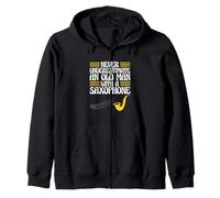 Sax Player Never Underestimate An Old Man With A Saxophone Zip Hoodie