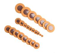 Sax Repair Kit 25 PCS Leather Pads 10-52mm Brown