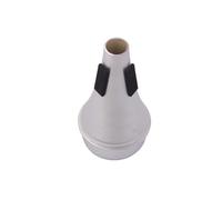 Sax Silencer Compact Size Handy Installation Trumpet Mute Straight Workmanship Replaced Part No Scratches Sound Dampener Silvery