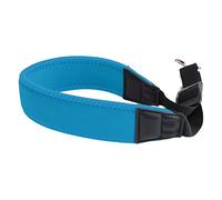 Sax Single Shoulder Strap, Length Adjustable Saxophone Shoulder Strap Nylon Metal for Replacement (Blue)