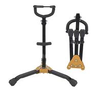 Sax Stand Saxophone Stand Foldable Saxophone Tripod Stand Adjustable Alto Tenor Sax Tripod with Locking Pin, Portable Tenor Sax Stand Anti-slip Foot