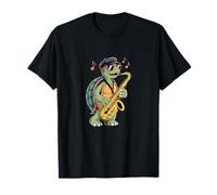 Sax Turtle Groove - Funky Cool Jazz Tee T-Shirt