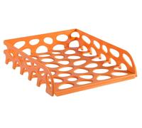 SAX Voronoi Letter Tray Filing Basket Indestructible Modern Design Orange