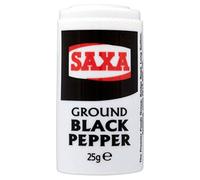 Saxa Ground Black Pepper (25G) - Pack Of 2