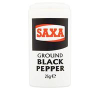 Saxa Ground Black Pepper 25g x 8