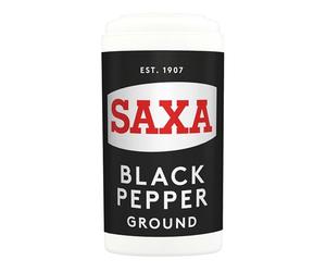 Saxa Ground Black Pepper, Simply Unlocks Flavour, 25 g Shaker (Pack of 1)