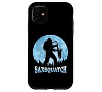 Saxaphone Instrument Players - Bigfoot Sasquatch Saxsquatch Case for iPhone 11