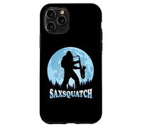 Saxaphone Instrument Players - Bigfoot Sasquatch Saxsquatch Case for iPhone 11 Pro
