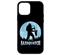 Saxaphone Instrument Players - Bigfoot Sasquatch Saxsquatch Case for iPhone 12 mini