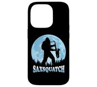 Saxaphone Instrument Players - Bigfoot Sasquatch Saxsquatch Case for iPhone 14 Pro