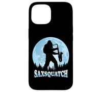 Saxaphone Instrument Players - Bigfoot Sasquatch Saxsquatch Case for iPhone 15