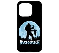 Saxaphone Instrument Players - Bigfoot Sasquatch Saxsquatch Case for iPhone 15 Pro