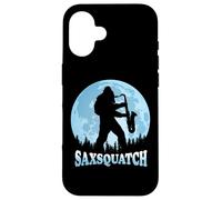 Saxaphone Instrument Players - Bigfoot Sasquatch Saxsquatch Case for iPhone 16