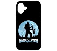 Saxaphone Instrument Players - Bigfoot Sasquatch Saxsquatch Case for iPhone 16 Plus