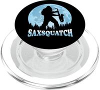 Saxaphone Instrument Players - Bigfoot Sasquatch Saxsquatch PopSockets PopGrip for MagSafe
