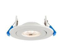 Saxby 103029 Shield360 4CCT Tri Wattage IP44 8W Matt white paint 8W LED module (SMD 2835 CCT) CCT