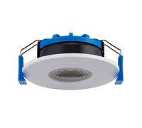 Saxby Shieldslim IP65 7W Recessed Downlight Matt White Paint IP65