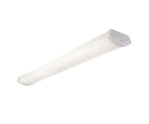 Saxby 104024 DualLED 4FT emergency EM 38W Matt white paint & opal pc 38W LED module (SMD 2835) CCT