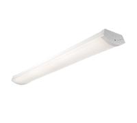 Saxby 104025 DualLED 5FT emergecy EM 58W Matt white paint & opal pc 58W LED module (SMD 2835) CCT