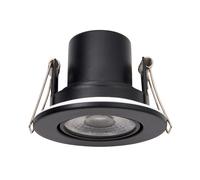 Saxby 108295 ShieldECO 500 CCT Tilt 5W Matt black paint & clear acrylic 5W LED module (SMD 2835 CCT) CCT