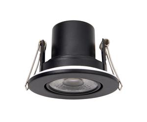 Saxby 108295 ShieldECO 500 CCT Tilt 5W Matt black paint & clear acrylic 5W LED module (SMD 2835 CCT) CCT