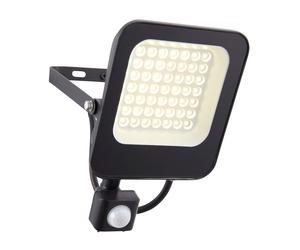 Saxby 108674 Guard PIR Override 30W IP65 30W Matt black paint & clear glass 30W LED module (SMD 2835) Cool White