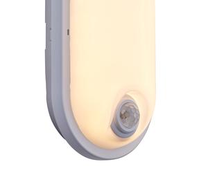 Saxby 108748 Pillo Plus CCT pIR IP65 15W Opal & gloss white pc 15W LED module (SMD 2835 CCT) CCT