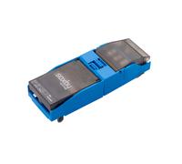 Saxby 109801 Shield Connector 3/8 Way Blue plastic & smokey acrylic