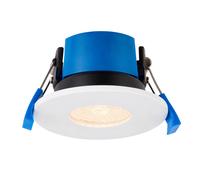 Saxby 112551 ShieldPRO 4CCT Dual Wattage - Single IP65 7W Matt white paint & clear acrylic 7W LED module (SMD 2835 CCT) CCT