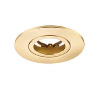 Saxby 113316 Saxby ShieldONE 75 Bezel tilt - Satin Brass Satin brass effect plate