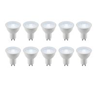 Saxby 113569 5w SMD LED GU10 Bulb, 6500K, Non Dimmable, 500lm, 60° Beam, Pack of 10