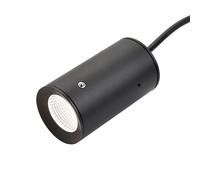 Saxby 114568 Juno LED surface 10W Sand black paint & clear pmma 10W LED module (COB) CCT