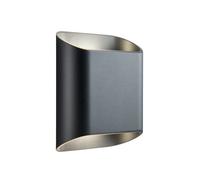 Saxby 114574 Nocula CCT IP54 5W Matt black paint & clear glass 2 x 5W LED module (COB) CCT