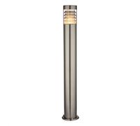 Saxby 119098 Equinox 1000mm 8W E27 IP44 LED Bollard - Brushed Stainless Steel (Lamp Not Included)