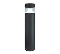 Luminosa Lighting Luminosa Zone Outdoor Bollard Ip65 12.3W Textured Black Paint & Clear Pc