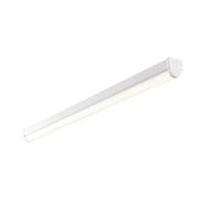 Saxby 44.5W LED Batten, Tube Light Integrated LED Batten Fitting, 4000K Cool White Ceiling Batten, 5000LM 110 Degree Beam Angle Indoor Lighting for Garage, Kitchen, Ceiling, Fluorescent T8 Replacement