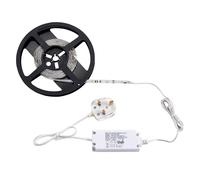 Saxby Flexline 12W Warm White 5 Meter Energy Efficient Indoor Kitchen Cabinet Flexible LED Tape Strip Light Kit